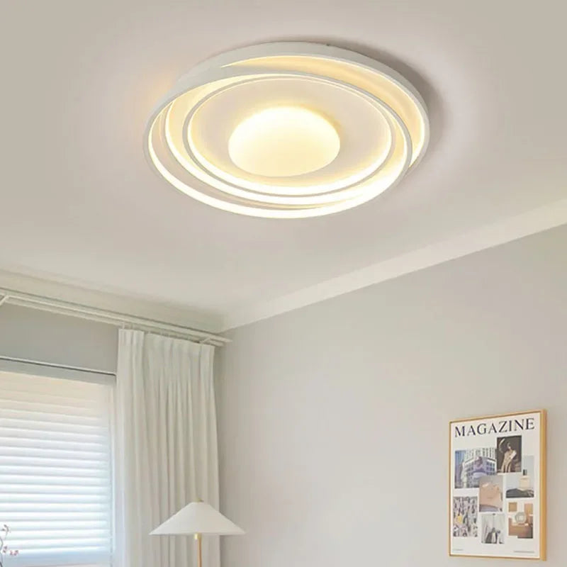 Modern LED Ceiling Lamp - Creamy Wind Home Decor Lighting Fixture