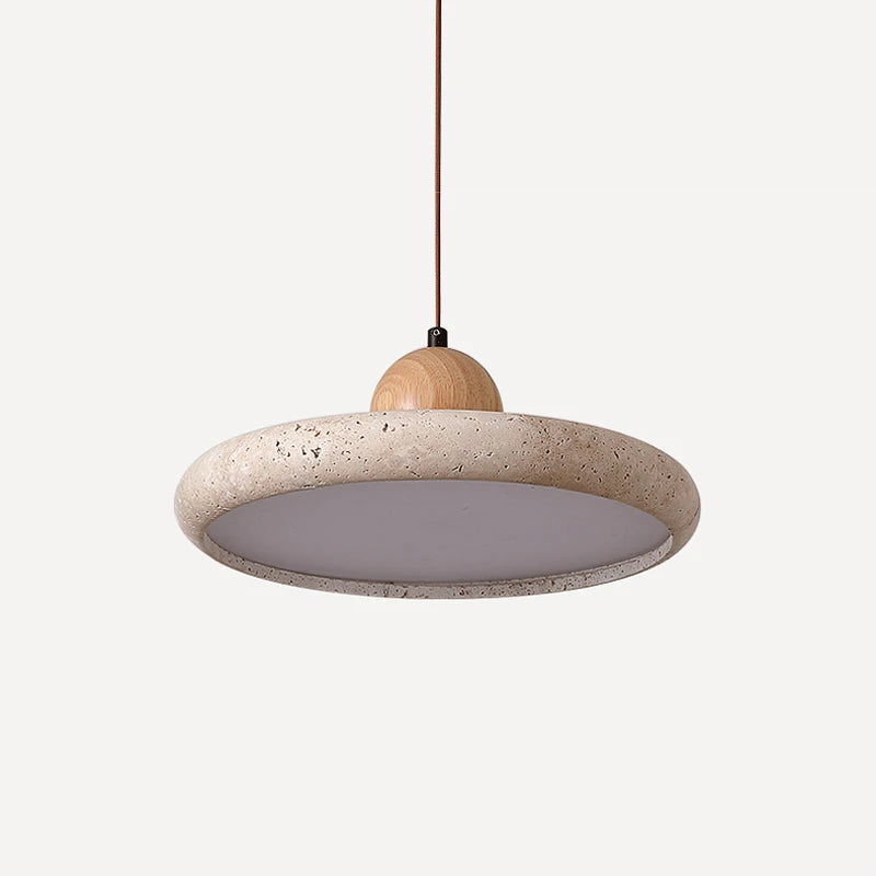 Hot Selling Yellow Limestone Wabi Sabi Pendant Lamp for Modern Creative Interiors