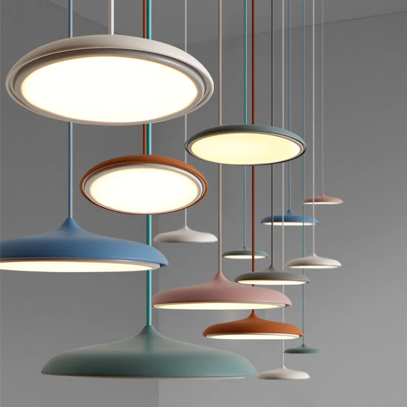 Modern Macaron LED Pendant Lamp: Luster Lighting Fixture