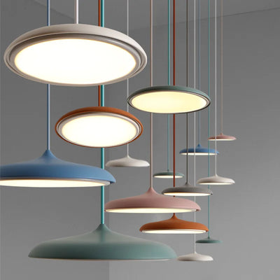 Modern Macaron LED Pendant Lamp: Luster Lighting Fixture