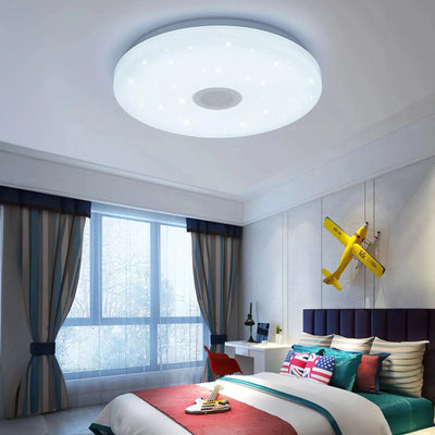 MARPOU Smart RGB Ceiling Lighting with Bluetooth Speaker - Illuminate and Entertain in Style