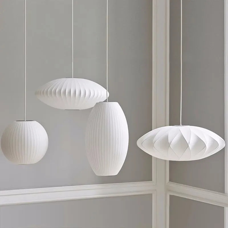 Denmark Designer Silk Pendant Lamp: Elevate Your Space with Elegance