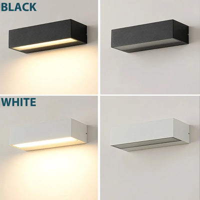 LED Outdoor Aluminum Wall Sconces - IP65 Waterproof Exterior Lighting