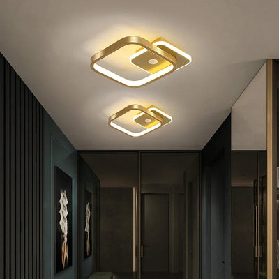 Nordic Human PIR Motion Sensor LED Ceiling Lights for Bedroom Living Room Indoor