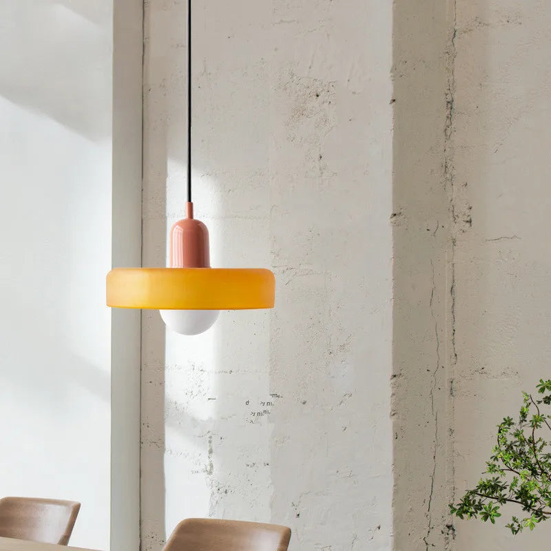 Postmodern Pendant Lamp: LED Retro Designer Glass Pendant Lamp