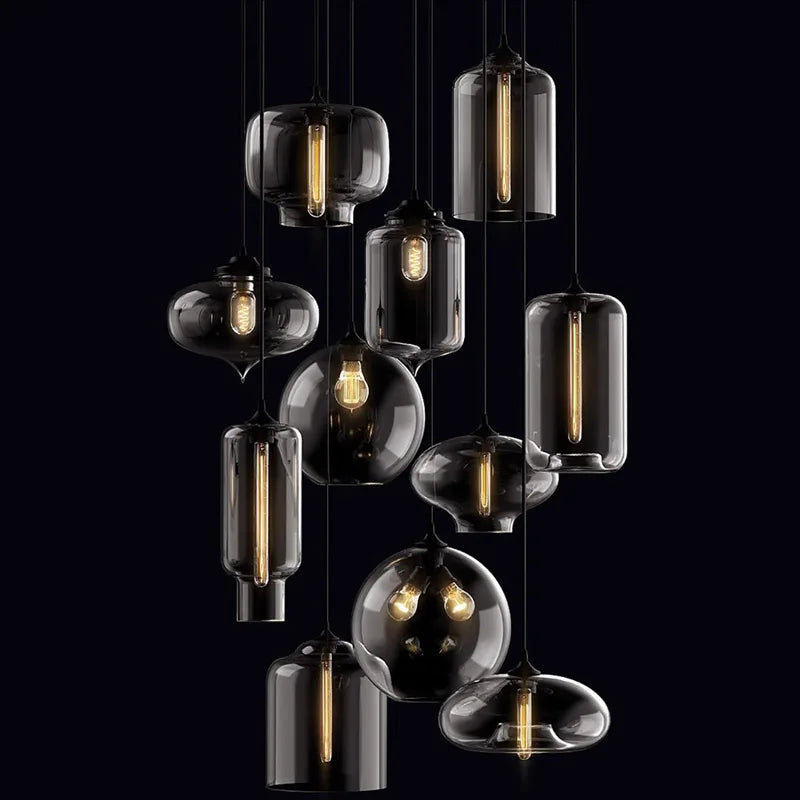 Elegant Nordic Glass Pendant Light - Modern Style