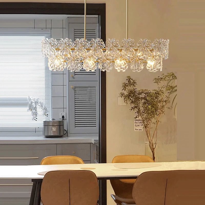 Modern Luxury Crystal Pendant Light - Elevate Your Ceiling with Contemporary Elegance