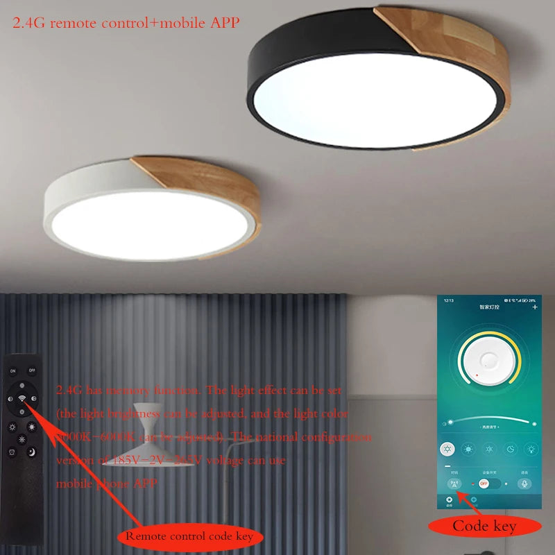 LED Ceiling Light for Room Decoration - Modern Living Room Chandelier