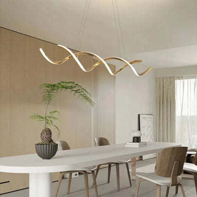 Modern Stainless Steel LED Pendant Lamp