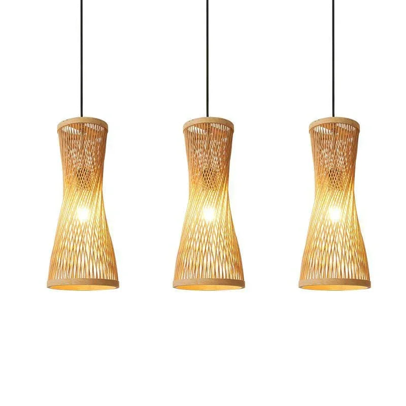 Japanese Small Chandelier: Embrace Serenity with Bamboo Elegance