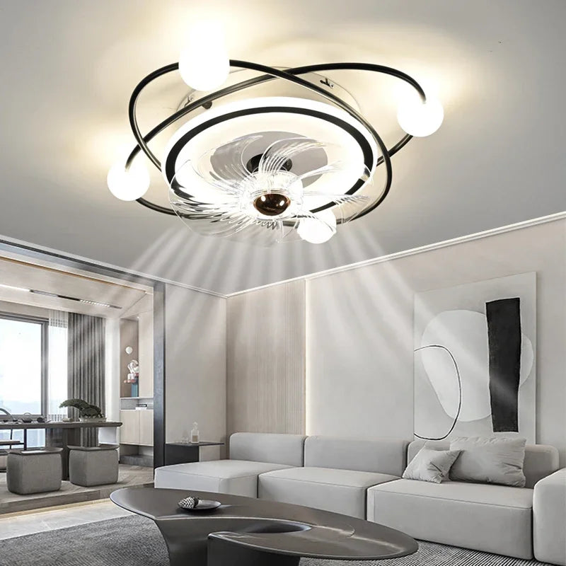 IRALAN LED Smart Ceiling Fan With Light - Modern Design, Adjustable, Remote Control