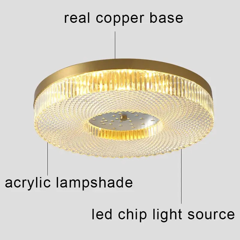 Modern LED Ceiling Lamp Nordic Light Fixture for Living Room, Bedroom, Dining Room, Bathroom Decoration