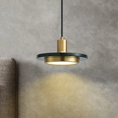 Postmodern LED Marble Pendant Light for Dining Table and Luxury Home Decor