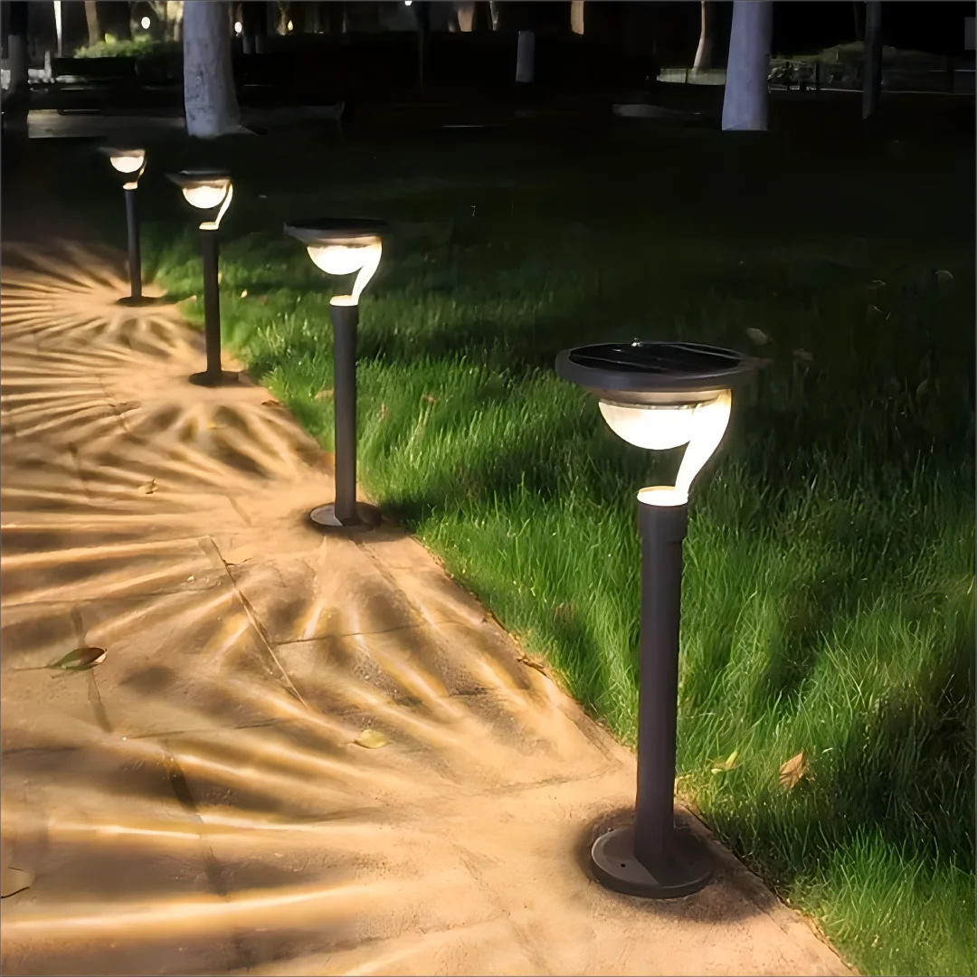 Super Bright Solar Lawn Lamp - Energy-Saving Waterproof LED Lamp for Garden, Villa, Courtyard