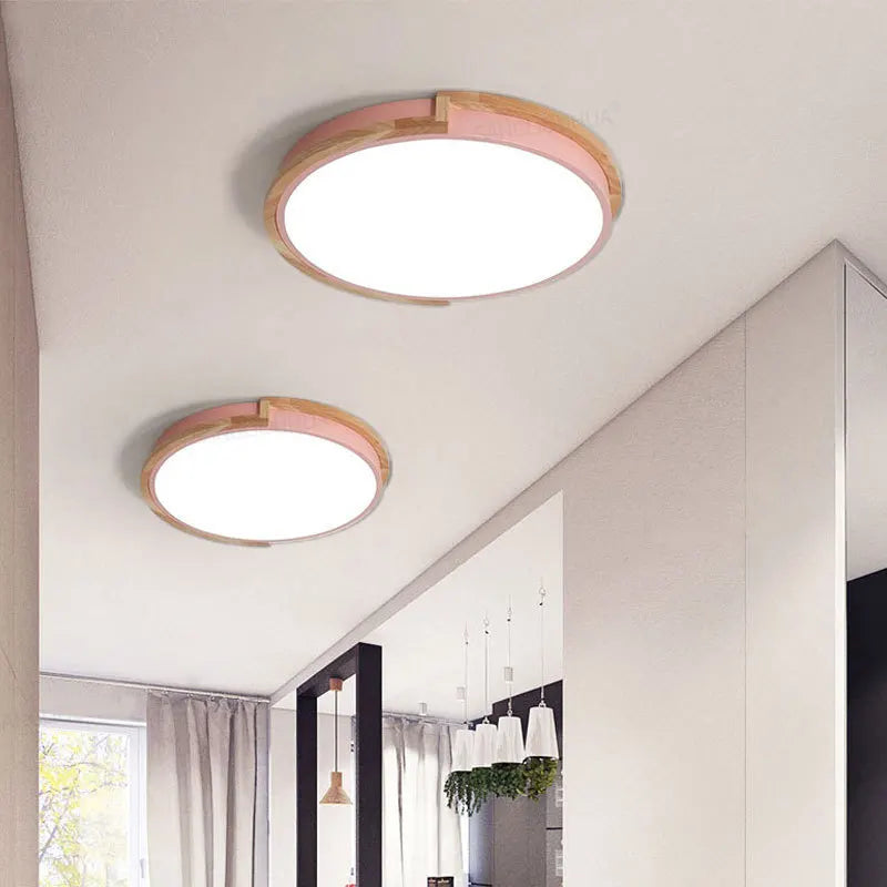 Modern LED Ceiling Light Macaron Chandelier - Stylish Lighting Fixture for Bedroom, Living, Dining Room, and More