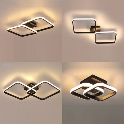 Lustre LED Chandeliers - Modern Chandelier Ceiling Lights for Hallway, Aisle, Corridor, Living Room, Bedroom, Dining Room