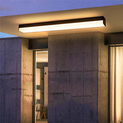 Waterproof LED Long Wall Lamp - Outdoor Exterior Wall Light for Courtyard Gate Villa Entrance