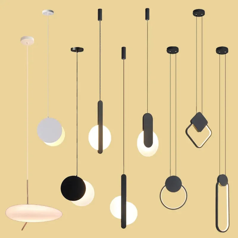 Illuminate Your Space with Nordic Elegance: LED Pendant Lamp