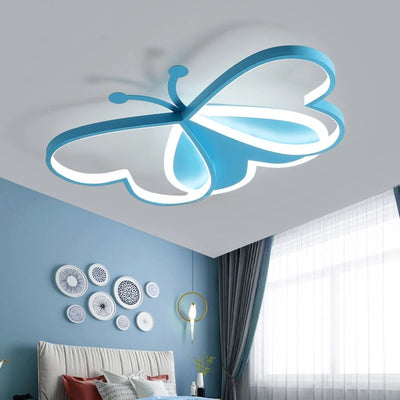 Butterfly LED Kids Bedroom Ceiling Light Minimalist Child Room Ceiling Lamp Baby Room Ceiling Led Light Sleeping Room Light