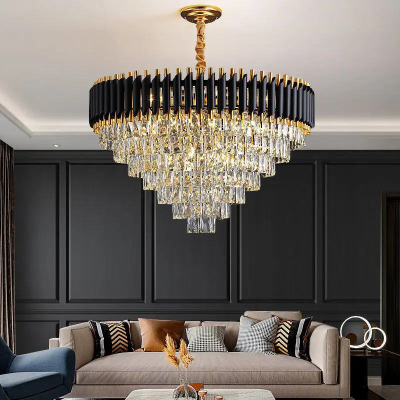 Modern Lustre Crystal Big LED Chandelier Lighting