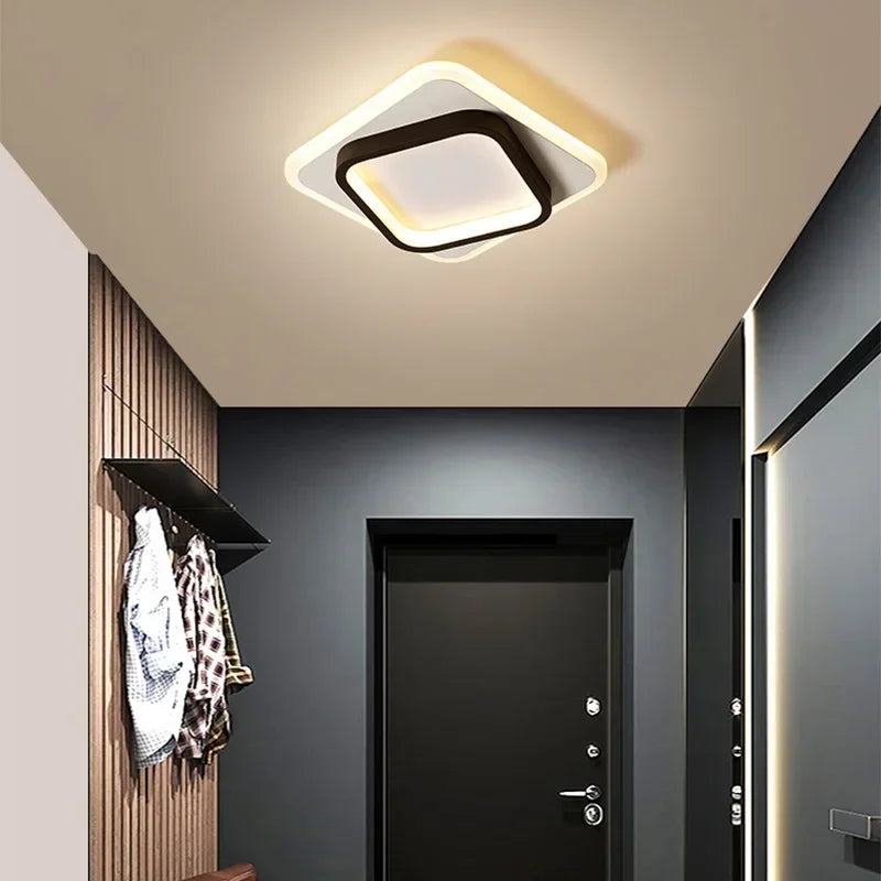 Modern LED Aisle Ceiling Light Chandelier - Indoor Lighting Fixture for Corridor, Stairs, Foyer, Balcony, Bedroom, Bathroom