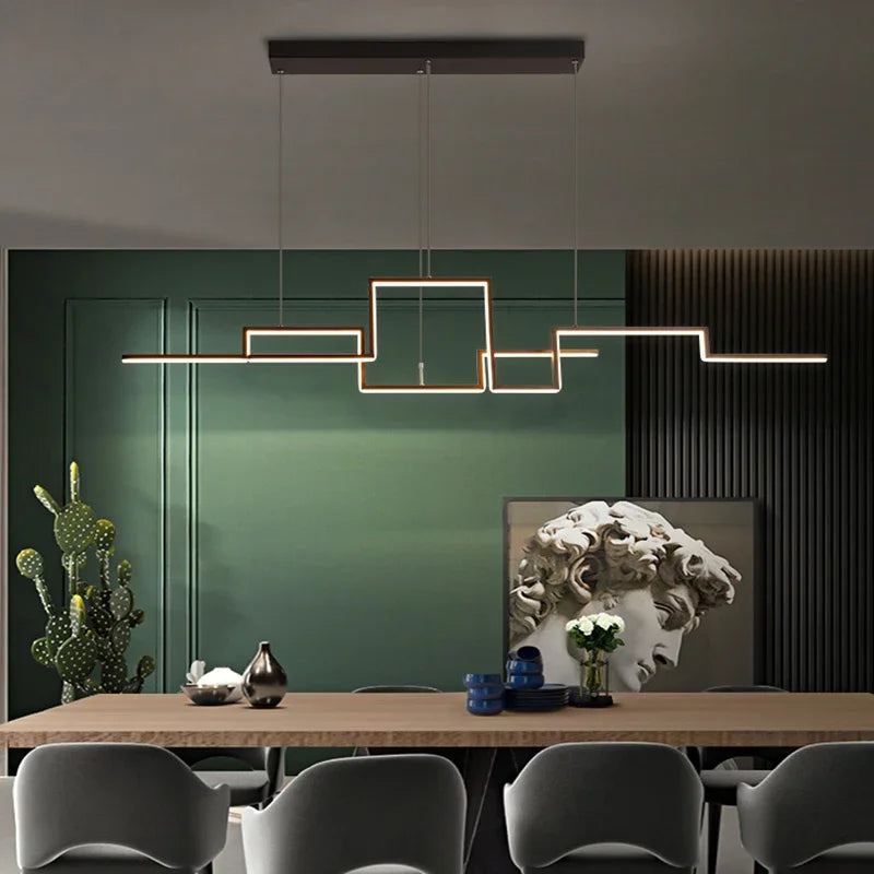 Nordic Geometry LED Chandeliers