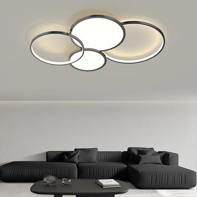 White Round Modern Style Ceiling Lights - Household Lighting Lamps for Bedroom Lustres Decoration Luminaria Living Room Lamparas