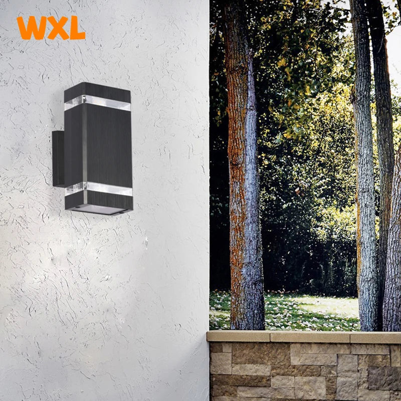 Modern Outdoor Wall Light | Waterproof Double Head Wall Lamp