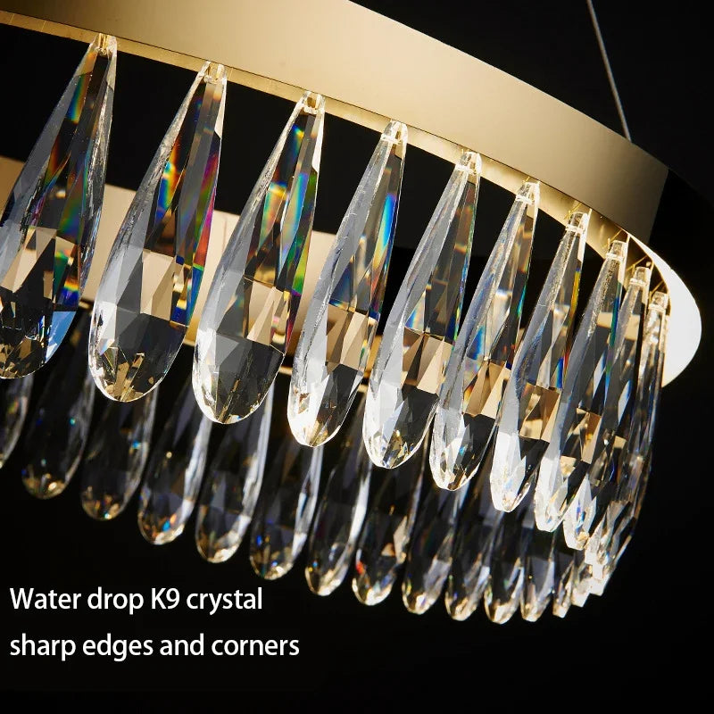 Simple Luxury Crystal Chandeliers for Living Room, Kitchen Island, and Hotel Decor