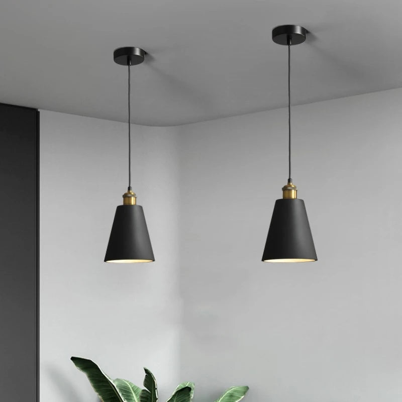 Nordic Macaron LED Pendant Light - Modern Hanging Lamp for Restaurant, Bar, Living Room, and Kitchen Island