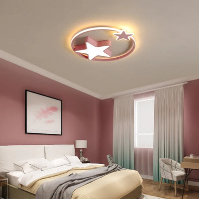 Children's Room Cartoon Star Ceiling Lamp