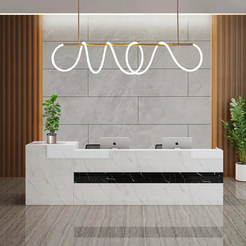 200CM LED Chandelier - Modern Linear Pendant Light for Living Room and Dining Area