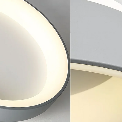 Modern Nordic LED Ceiling Light - Round Simple Lamp for Living Room, Bedroom, Study, and Restaurant