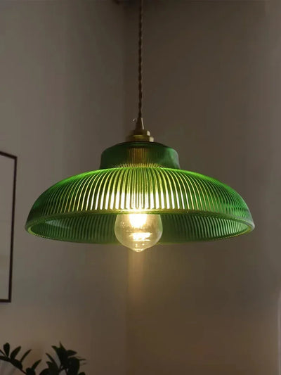 LED Vintage Glass Pendant Light