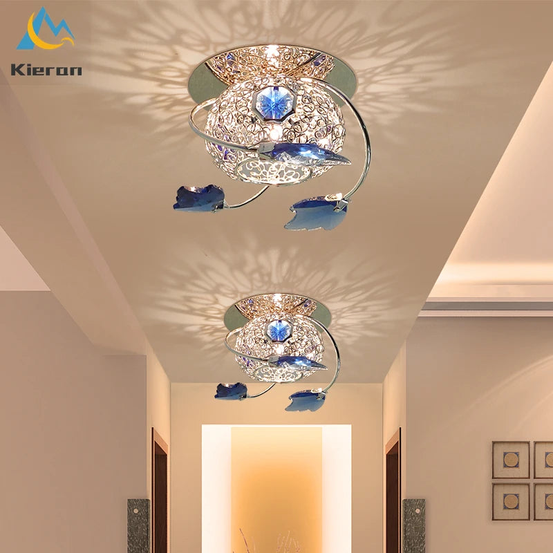 Modern Crystal LED Ceiling Lamp: Illuminate Your Space with Elegance