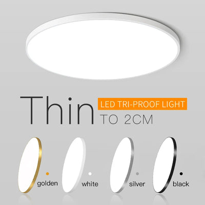 Nordic LED Panel Light - 45W/72W Round Surface Ceiling Downlight for Indoor Home Lighting