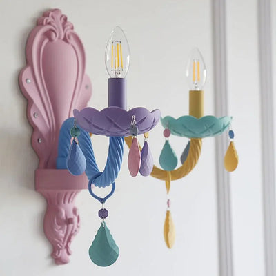 European Children Rainbow Chandelier for Princess Bedroom