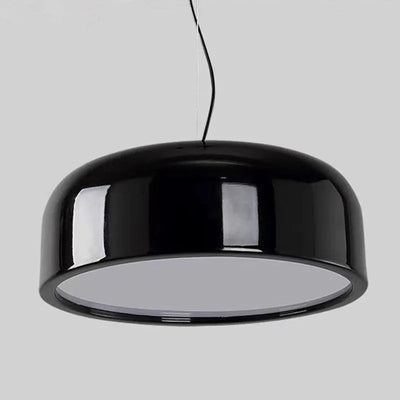 Classic Black Aluminum Lampshade Pendant Light: Timeless Elegance in Modern Design