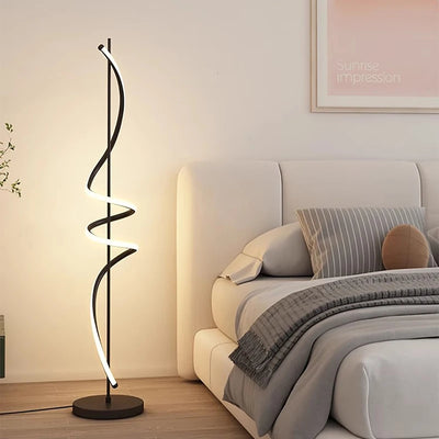 Modern LED Floor Lamp - Minimalist Lines for Living Rooms, Bedrooms, and Studies