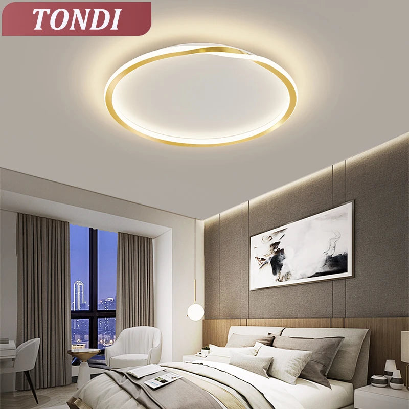 New Simple LED Round Ceiling Light - Elegant and Modern for Any Room