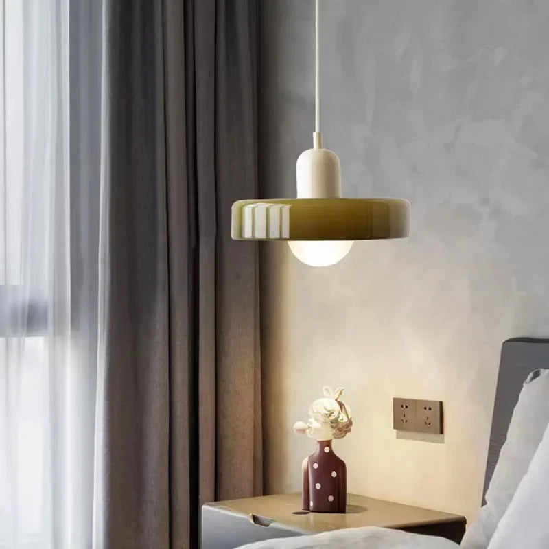 Nordic Glass Pendant Light: Elevate Your Space with Colorful Elegance