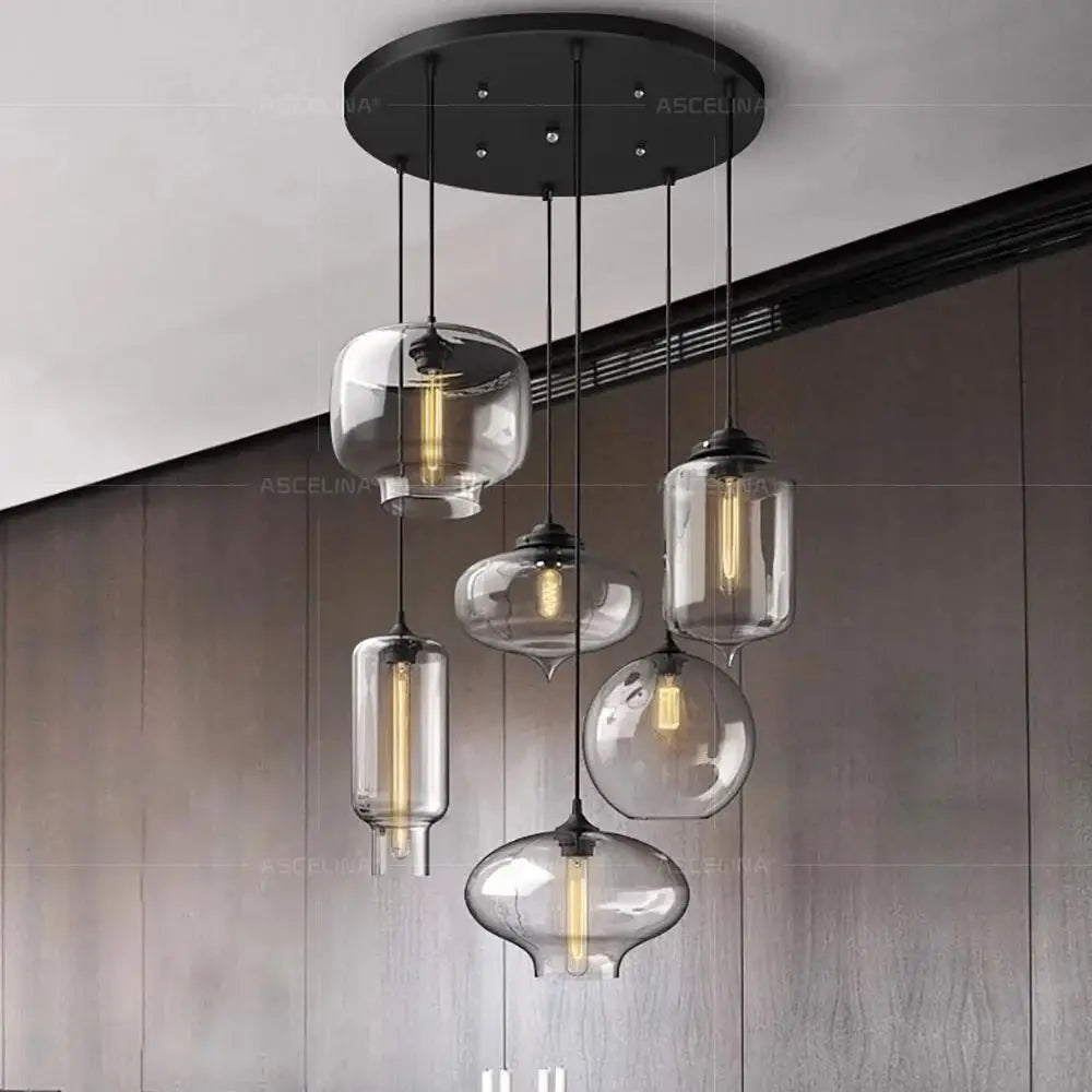 Elegant Nordic Glass Pendant Light - Modern Style