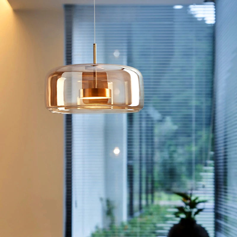 Modern Glass Pendant Lamp: Contemporary Elegance for Your Space