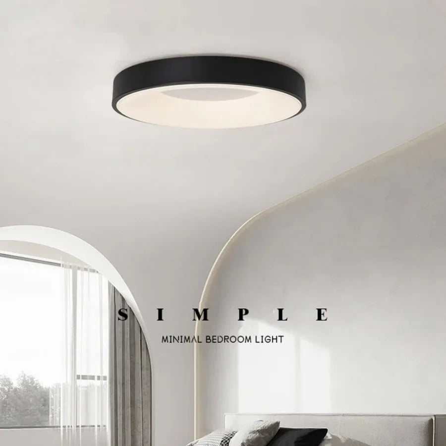 LED Ceiling Light: Nordic Macaron Circular