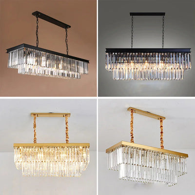 Modern Luxury LED Crystal Chandelier - Illuminate Your Space with Elegance and Style