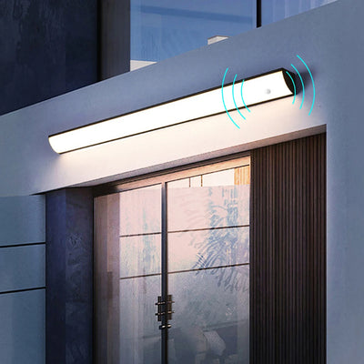 LED Wall Light for Garden Outdoor - Long Strip Waterproof Sensor Lamp