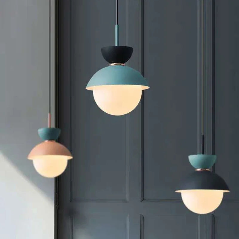 Modern Pendant Lamp - Nordic Glass Ball Light Fixture