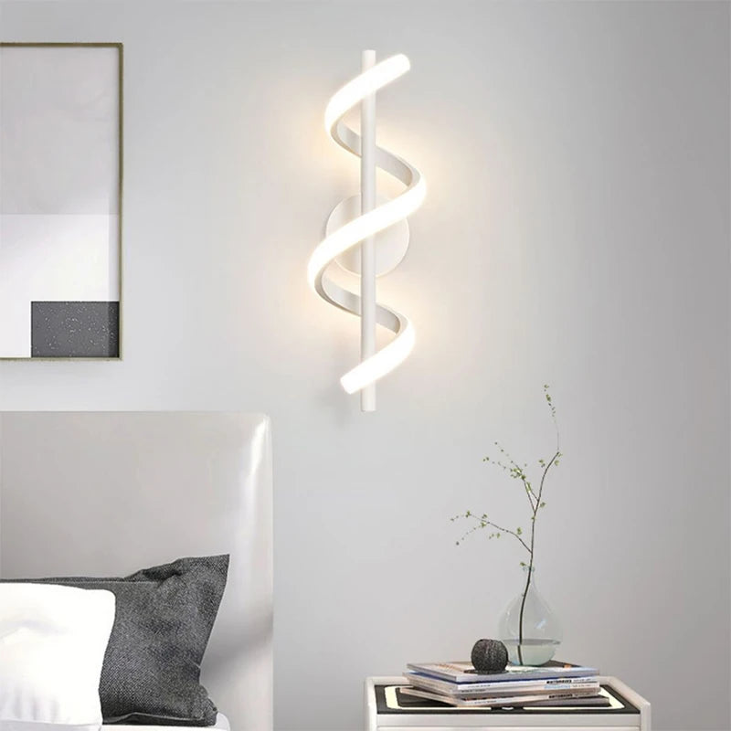 Contemporary LED Wall Lamp - Sleek Nordic Design for Bedroom, Living Room, and More