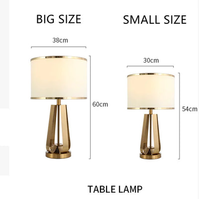 Luxury Nordic Table Lamp - Modern Night Lamp for Warm and Simple Living Room and Bedroom Decor