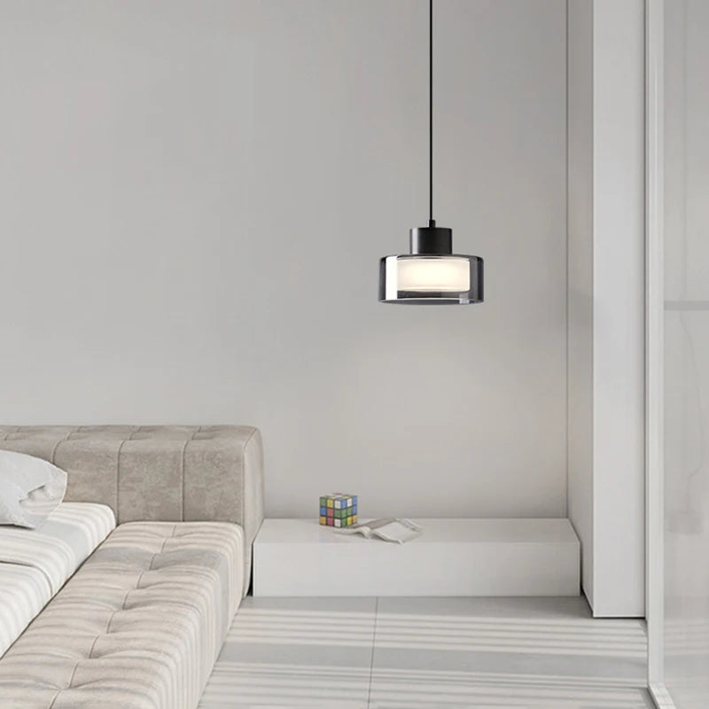 Modern Creative Minimalism Glass LED Chandelier